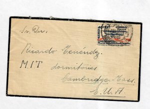 Mourning Cover Mexico To USA 1938 Sc#c38