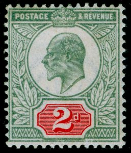 SG228 SPEC M11(3), 2d pale greyish green & scarlet-vermilion, M MINT. Cat £280. 