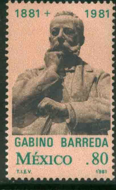 MEXICO 1228 Death Centenary of Gabino Barreda MNH