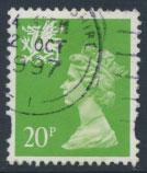 Great Britain Wales  SG W72 SC# WMMH59 Used  20p Machin see scan 
