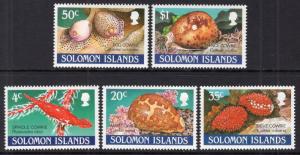 Solomon Islands 666-670 Marine Life MNH VF