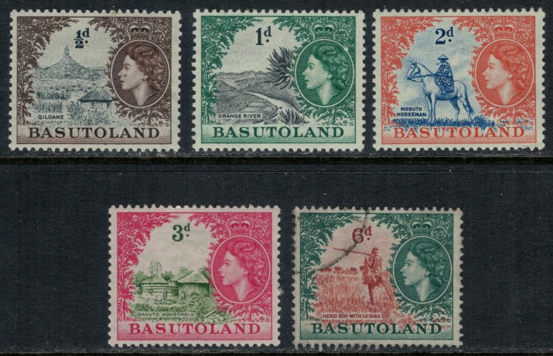 Basutoland #46-9,51*/u  CV $4.80