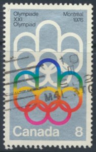 Canada  SC# 623  Used  Montreal Olympics  see  details & scans