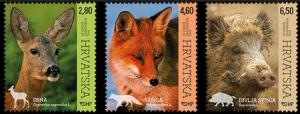 Croatia 945-47 - Mint-NH - Woodland Wildlife (Cpl) (2015) (cv $4.65)