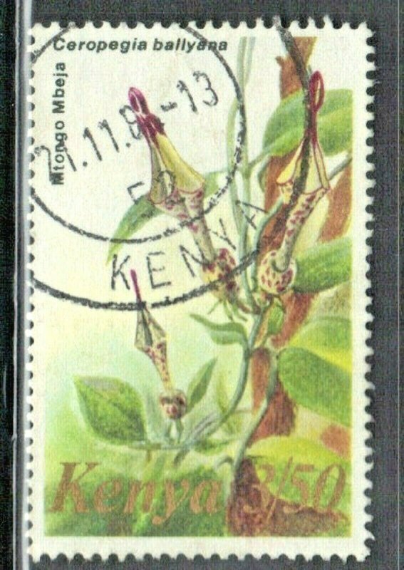 KENYA SCOTT# 257 **USED** 1983  3.50sh  FLOWERS SEE SCAN