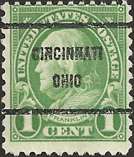 # 632 USED GREEN BEN FRANKLIN