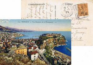 Monaco 50c Albert I Overprinted 45 1925 Monte Carlo, Principaute de Monaco Mo...