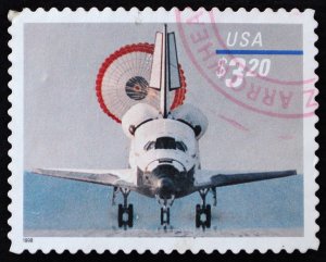 U.S. Used Stamp Scott #3261 $3.20 Space Shuttle, Superb. Cancel Clear of Design.