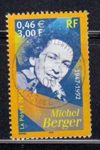 France 2001 Sc#2823 Michel Berger (1947-1992) Used
