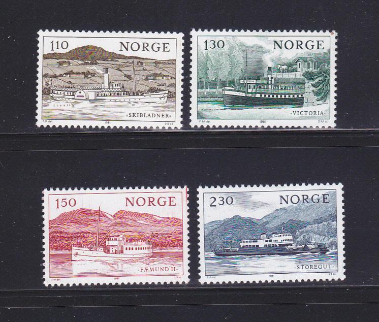 Norway 786-789 Set MNH Ships