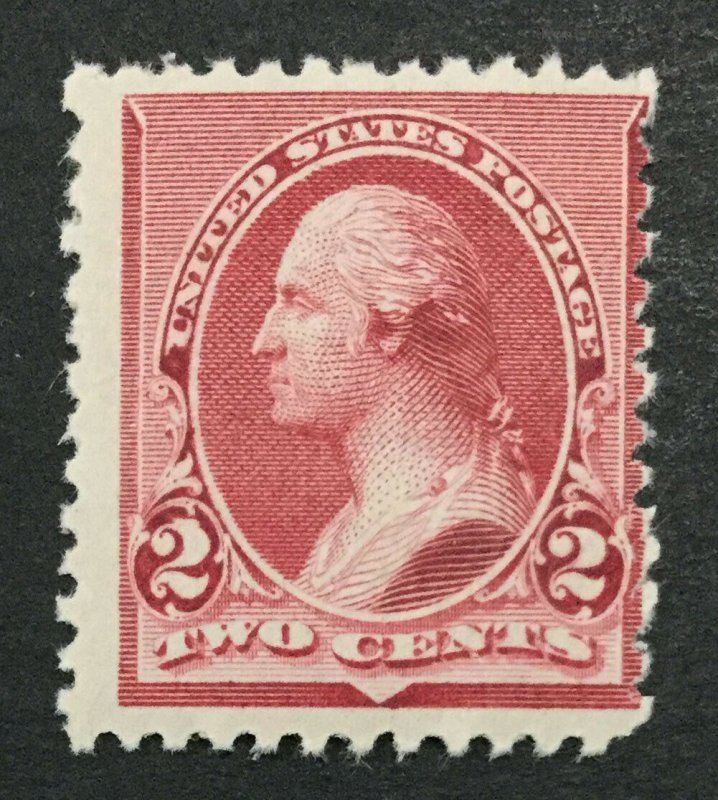 MOMEN: US #220a ONE HAT MINT OG **NH** POST OFFICE FRESH #30454