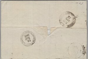 1882 Riga Latvia Russia Local Mail Cover to St Petersburg