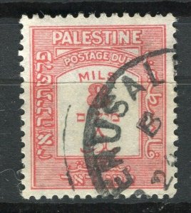 PALESTINE; 1920s early Postage Due issue fine used 8m. value