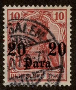 Germany 1907Turkey Offices Jerusalem Deutsche Post Turkei 76606