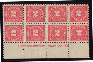 U.S. - R252 - Plate Block of 8 (22964) - Fine/Very Fine - Never Hinged