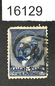 MOMEN: US STAMPS # 216 USED $20+ LOT #16129