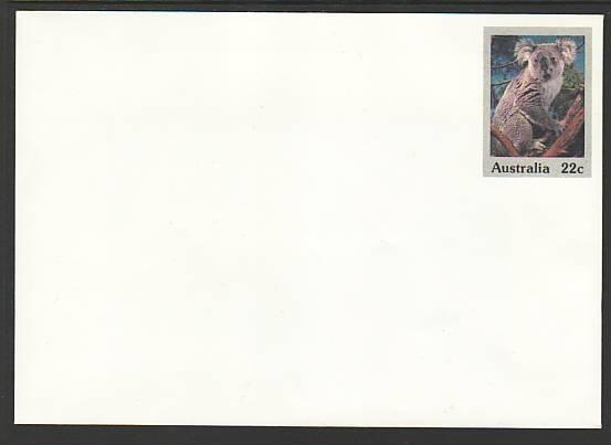 Australia Koala Unused Postal Envelope 