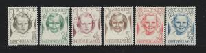 NETHERLANDS SC# B164-9 F-VF MNH 1946