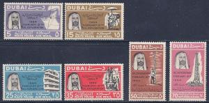 Dubai SG #'s 166 - 171 MNH 