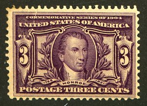 U.S. #325 MINT OG LH