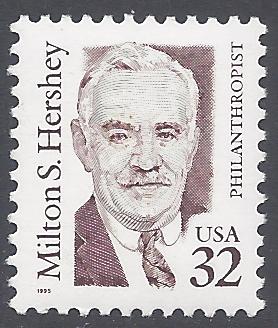 #2933 32c Milton S. Hershey 1995 Mint NH