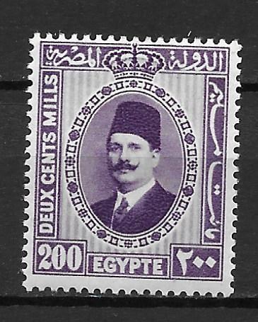 Egypt 147 1927-37 200m King Faud single MLH (z1)