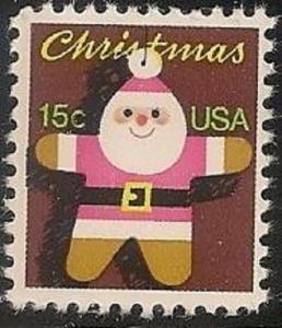 US 1800 Holiday Santa Claus Ornament 15c single MNH 1979