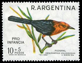 Argentina B49 MNH  - Birds