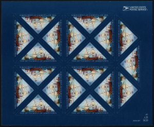 USA 4136 sheet MNH Settlement of Jamestown, Ships