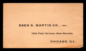 1907 Eben S Martin Co Stamp Bargain Sheets & Return Cover - L5309