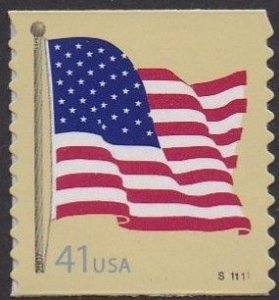 4187 Flag PNC #S11111 MNH
