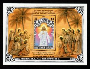 Anguilla # 838 Mint NH S/S Easter Dated 1991!