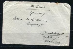 China  1918 Ship On Good Cover Russia Siberia To Germany 
