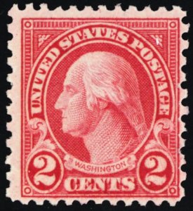 579, Mint Fine NH 2¢ P.O. FRESH Stamp CV $140 - Stuart Katz