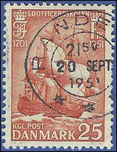 Denmark #327 1951 Used