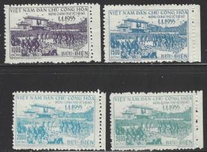 Viet Nam (North) #28-31 Full Set of 4 Mint No Gum As Issued