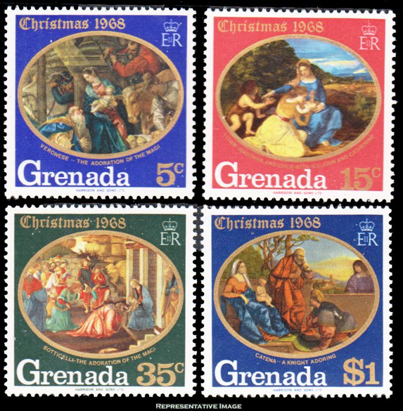 Grenada Scott 290-293 Mint never hinged.