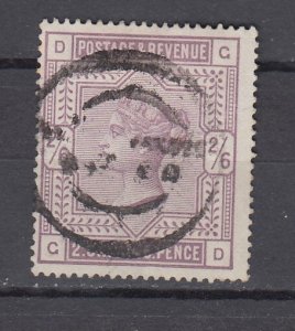 J44109 JL Stamps 1883 great britain son used #96 queen $165 scv