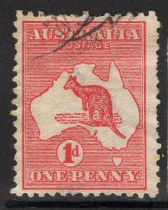 AUSTRALIA SG2 1913 1d RED USED