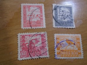 Bolivia  #  259-61/ 263  used