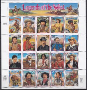 2869 Legends of the West MNH