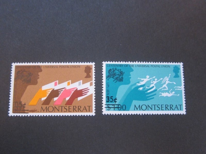 Montserrat 1974 Sc 315,318 set MH