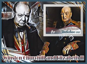 Winston Churchill 8 sheets perforated  NEW