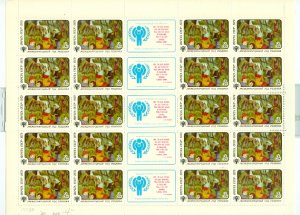 FAUNA-HORSES...3 UNFOLDED SHEETS FROM RUSSIA...MNH