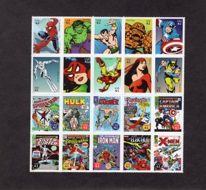 4159 Marvel Comics Superheroes, MNH set/20