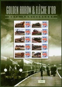 GB Smiler Sheet 2006 Golden Arrow & Fleche D' Or Sheet 2 1st Ltd Edition