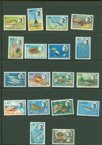 British Indian Ocean Territory #17-33  Single (Complete Set)