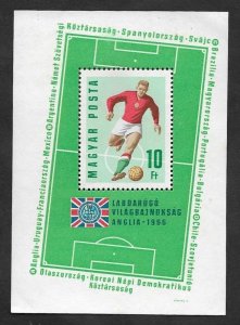 SMI) 1966 HUNGARY, FOOTBALL, WORLD CUP ENGLAND 66, SOUVENIR SHEET