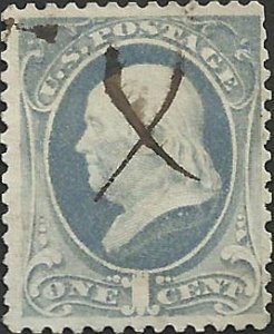 # 206 Gray Blue Used Ben Franklin