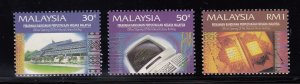 Malaysia Scott #525-527 MNH